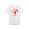 EAT THE RICH Baskılı Unisex Oversize T-shirt