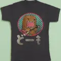 Siyah Domo Cat Guitar Unisex T-shirt