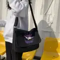 Siyah Anime Kuromi Postacı Çantası