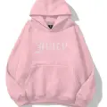 Harajuku Unisex Juicy Taş Baskılı Sweatshirt