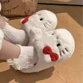 Hello Kitty Yumuşak Tüylü Peluş Panduf Terlik