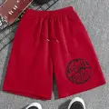 Kırmızı Cosmic Vision Detaylı Şort