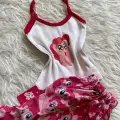 Kırmızı My Little Pony Pinkie Pie Desenli Şık Alt Üst Takım