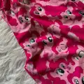 Kırmızı My Little Pony Pinkie Pie Desenli Şık Alt Üst Takım