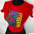Kırmızı Spiderman Crop Top