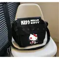 Kiss X Hello Kitty RocknRoll Partnership Baskılı Postacı Çantası