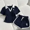 Lacivert Fit Soul Polo Yaka & Şort Takım