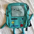 Mavi Adventure Time BMO Sırt Çantası