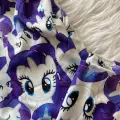 Mor My Little Pony Rainbow Dash Desenli Şık Alt Üst Takımı