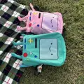 Pembe Adventure Time BMO Sırt Çantası