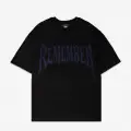 Remember Mavi Taş Baskılı Oversize Unisex T-shirt