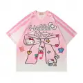 Ribbon Hello Kitty Detail Jersey Forma T-shirt