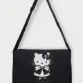Siyah Hello Kitty Postacı Çanta