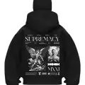 Supremacyy Siyah Samuray Kar Maske Sweatshirt Hırka