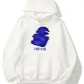 First Class  3İPLİK Sweatshirt Hoodie Beyaz