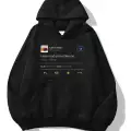 Unisex Kanye Tweet Sweatshirt Siyah