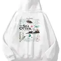 Unisex Sea Otter Sweatshirt Beyaz