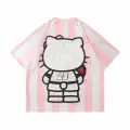 Hello Kitty Cute Pembe Jersey Oversize Forma