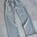 Y2k Gri 5 Star Detaylı Baggy Eşofman Takımı