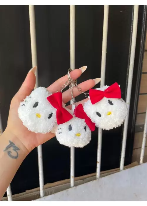 Kitty Cat Peluş Anahtarlık