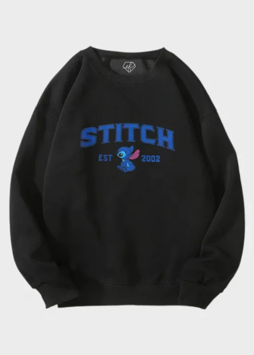 3 İplik Şardonlu Stitch Sweatshirt