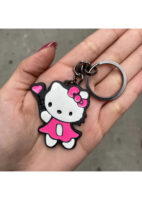Kalp Asalı Hello Kitty Anahtarlık