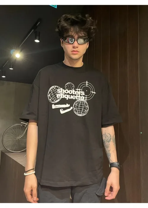 Drone Shootters Black T-shirt