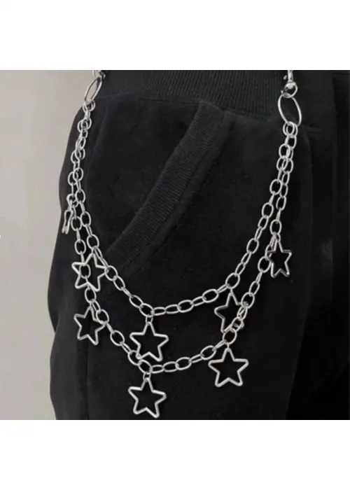 7li Silver Star Pantolon Zinciri