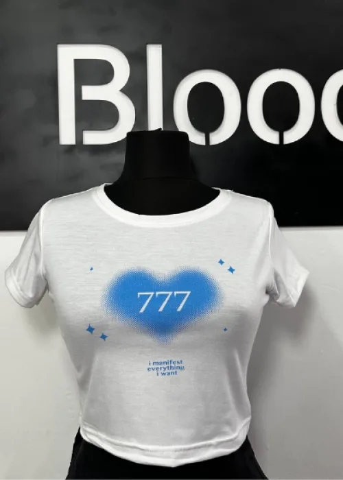 777 Manifest Crop Top