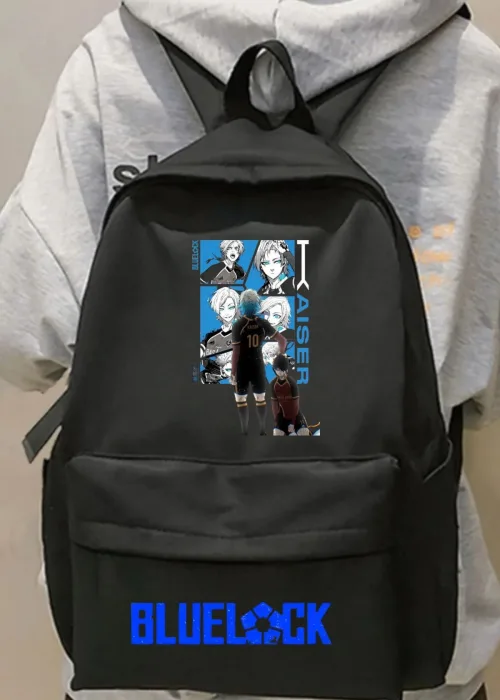 Anime Blue Lock isagi Nagi Baskılı Sırt Çantası