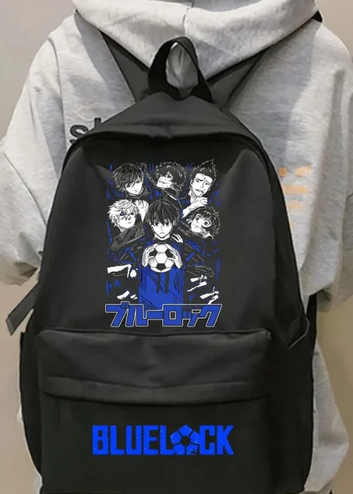 Anime Blue Lock isagi Nagi Baskılı Sırt Çantası