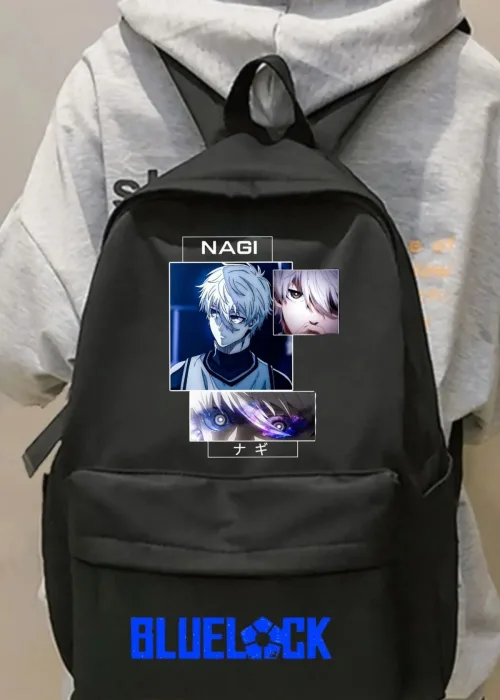 Anime Blue Lock Nagi Baskılı Sırt Çantası