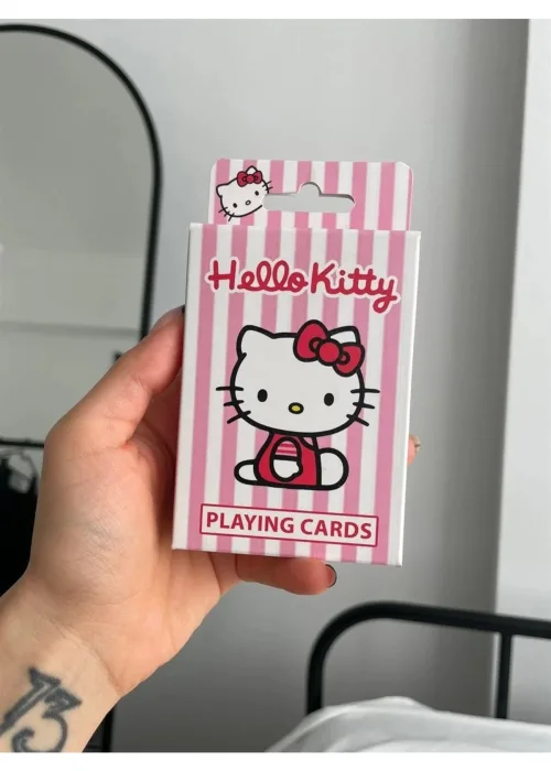 Anime Hello Kitty Iskambil Poker Kartı