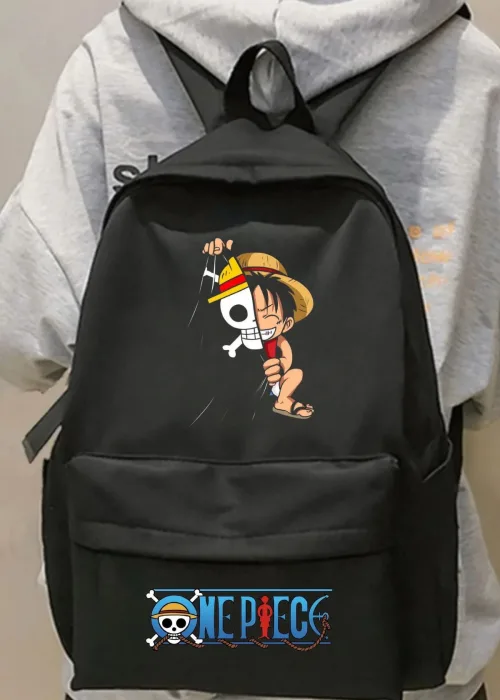 Anime One Piece Baskılı Sırt Okul Çantası