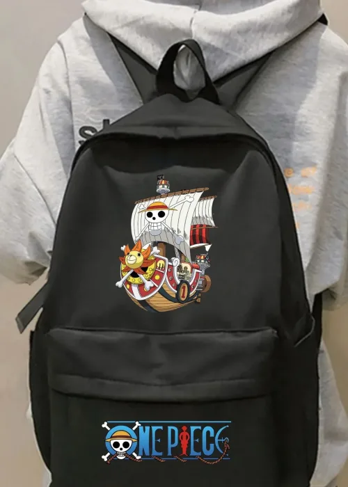 Anime One Piece Baskılı Sırt Okul Çantası
