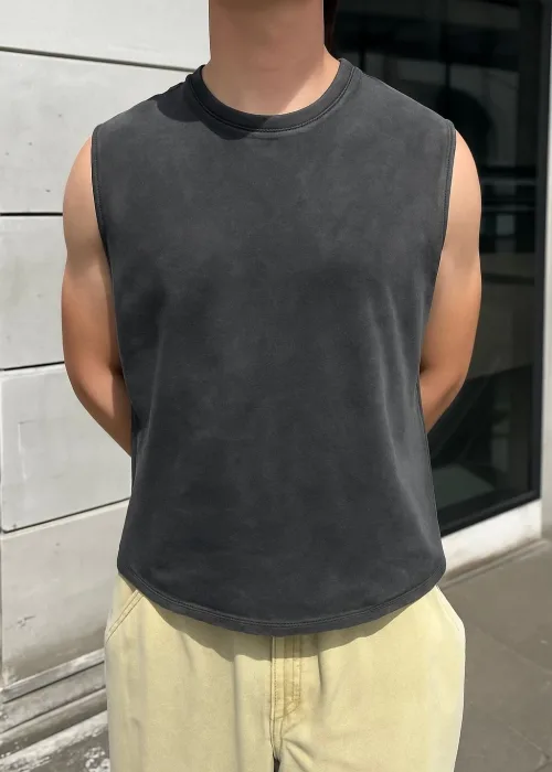 Basic Atlet Bisiklet Yaka Yıkamalı Vintage Unisex Oversize