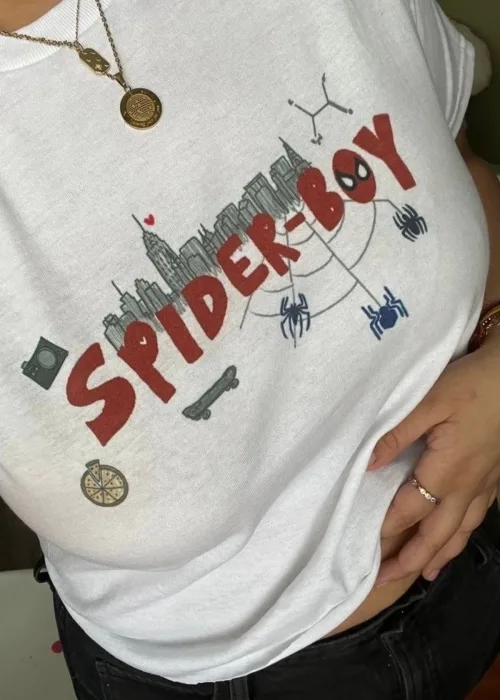 Beyaz Spider - Boy Crop