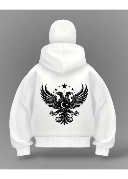 Çift Türk Detail Full Mask Oversize Hırka