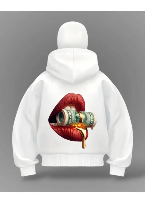 Clips Money Detail Full Mask Oversize Hırka