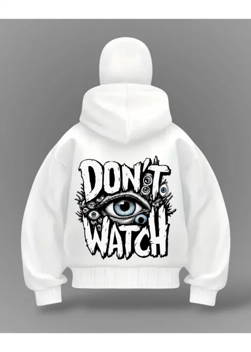 Dont Watch Detail Full Mask Oversize Hırka