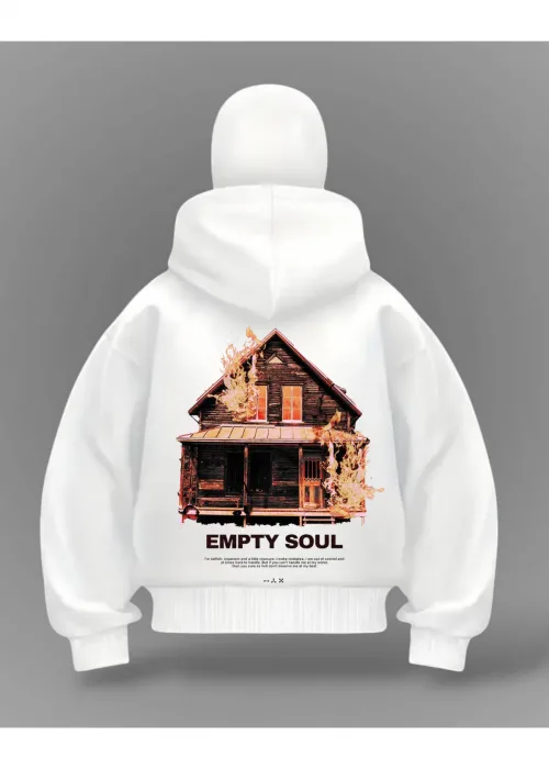 Empty Home Soul Detail Full Mask Oversize Hırka