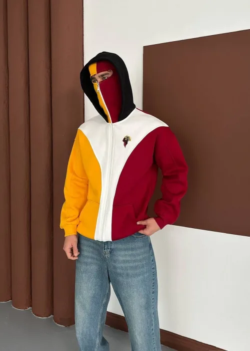 Aslan Detail Kar Maskeli Unisex Sweatshirt Hırka