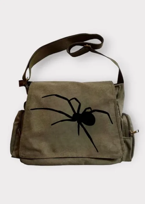 Haki Spider Postacı Çanta