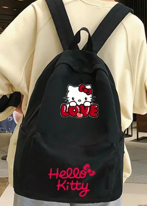 Hello Kitty Baskılı Okul, Dershane, Kurs Sırt Çantası