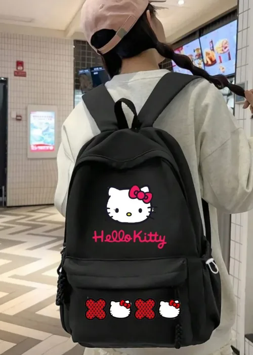 Hello Kitty Baskılı Sırt Okul Çantası