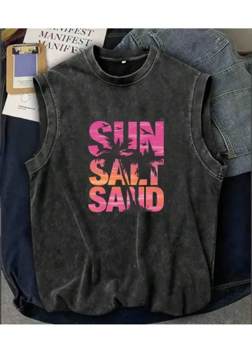 Holiday Line Sun Salt Sand Unisex Vintage Eskitme Atlet