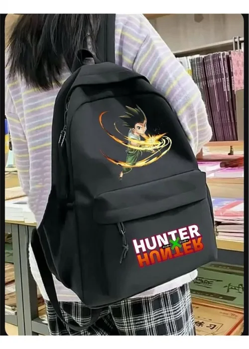 HunterX Baskılı Unisex Okul Sırt Çantası