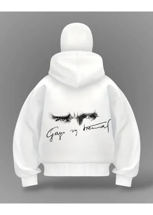 Kemal Atatürk See Detail Full Mask Oversize Hırka