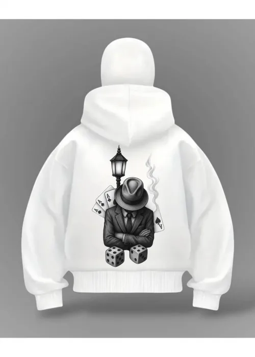 Kumarbaz Detail Full Mask Oversize Hırka