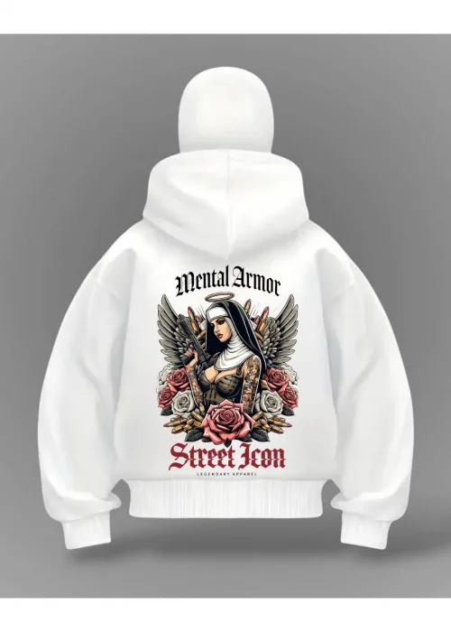 Mental Armor Detail Full Mask Oversize Hırka